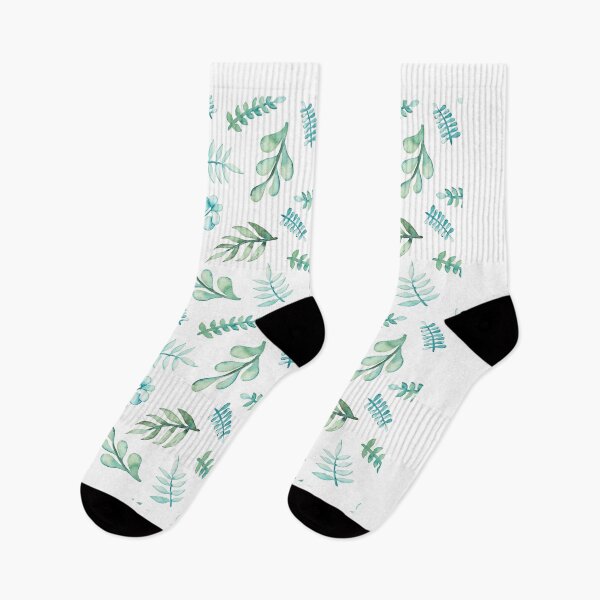 Item preview, Green peonie leaves pattern designed and sold by masterbones.