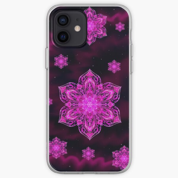 Starry Snow Spiral iPhone Soft Case