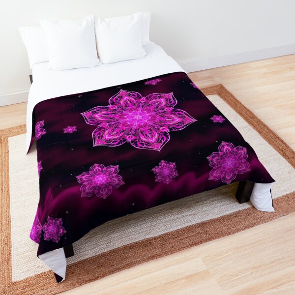 Starry Snow Spiral Comforter