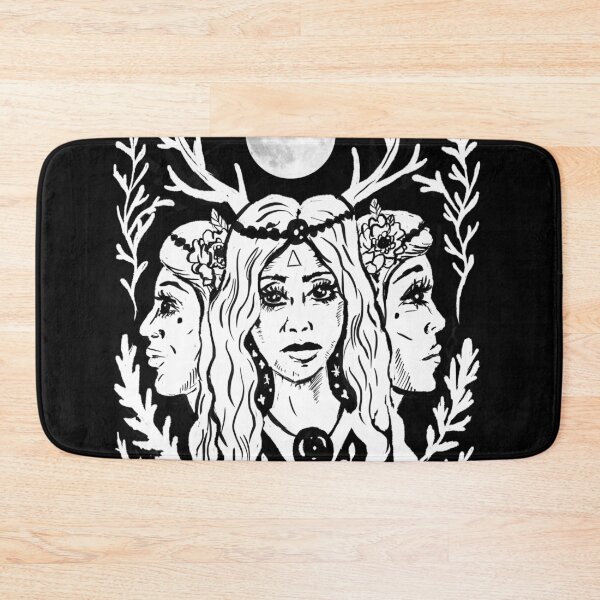 Item preview, Triple Moon Goddess Hecate Witchy Gothic Pagan designed and sold by lunaelizabeth.