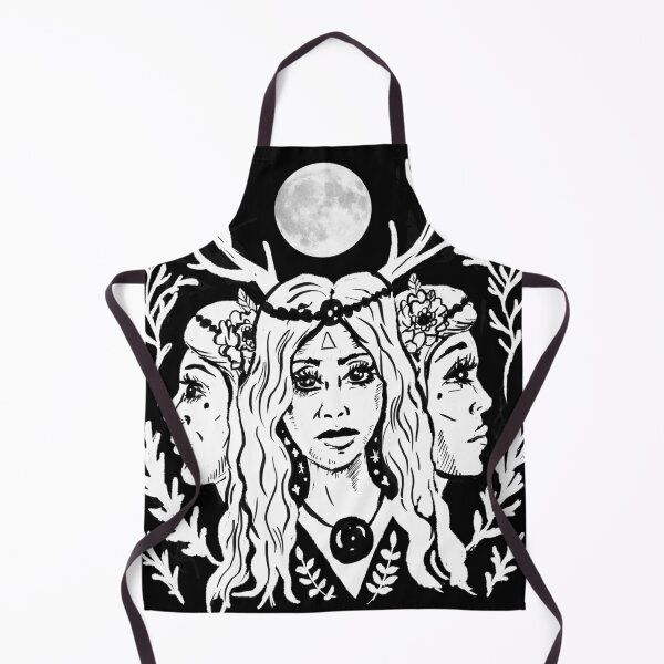 Item preview, Triple Moon Goddess Hecate Witchy Gothic Pagan designed and sold by lunaelizabeth.