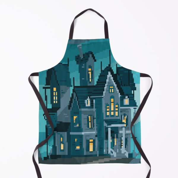 Item preview, Pixelated Old Mansion designed and sold by HopeDetour.