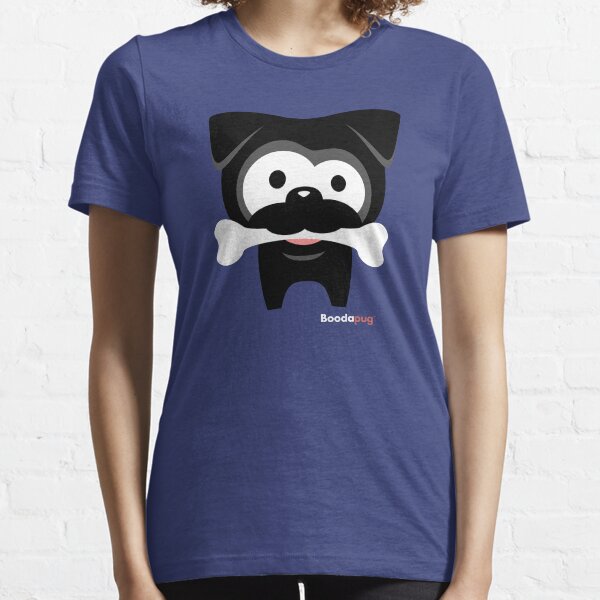 Black Pug Bone! Wear Essential T-Shirt