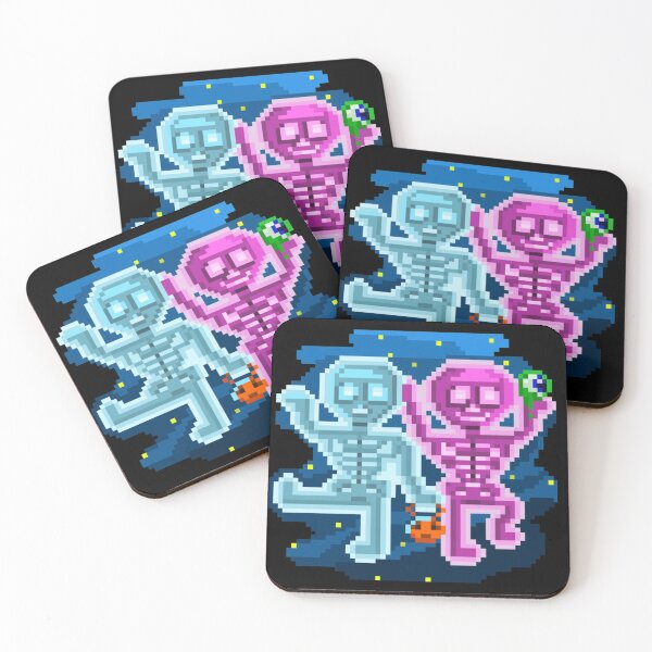Item preview, Pixelated Funky Disco Skeleton designed and sold by HopeDetour.