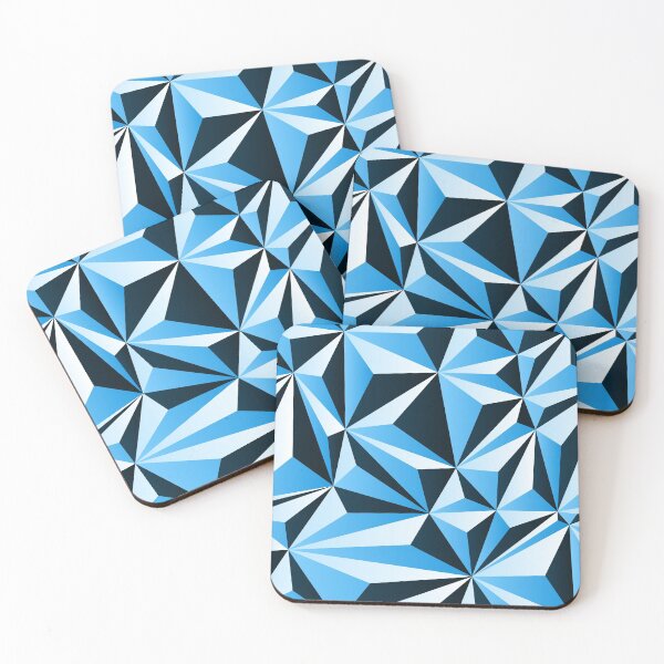 Item preview, Blue and white low poly minimalist texture designed and sold by natalyon.