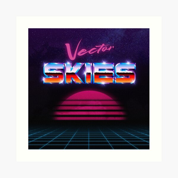Vector Skies Sun Logo Art Print