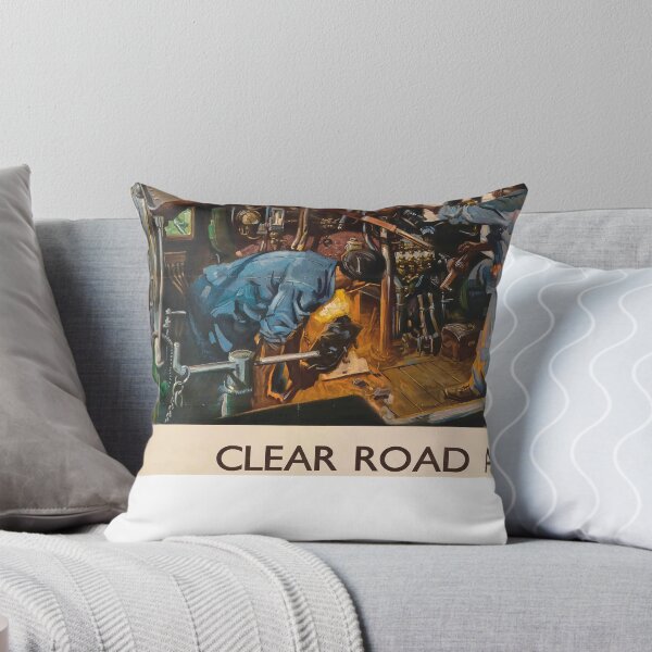 Item preview, Clear Road Ahead vintage travel poster designed and sold by stickart-marek.