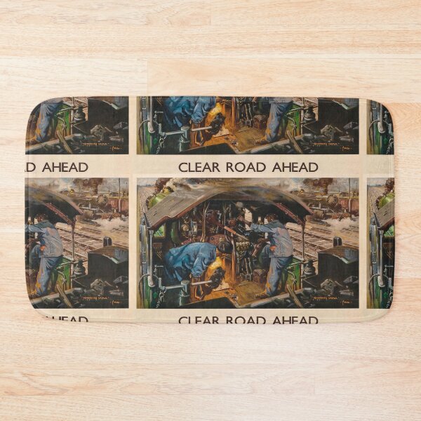 Artikelvorschau, Clear Road Ahead vintage travel poster entworfen und verkauft von stickart-marek.