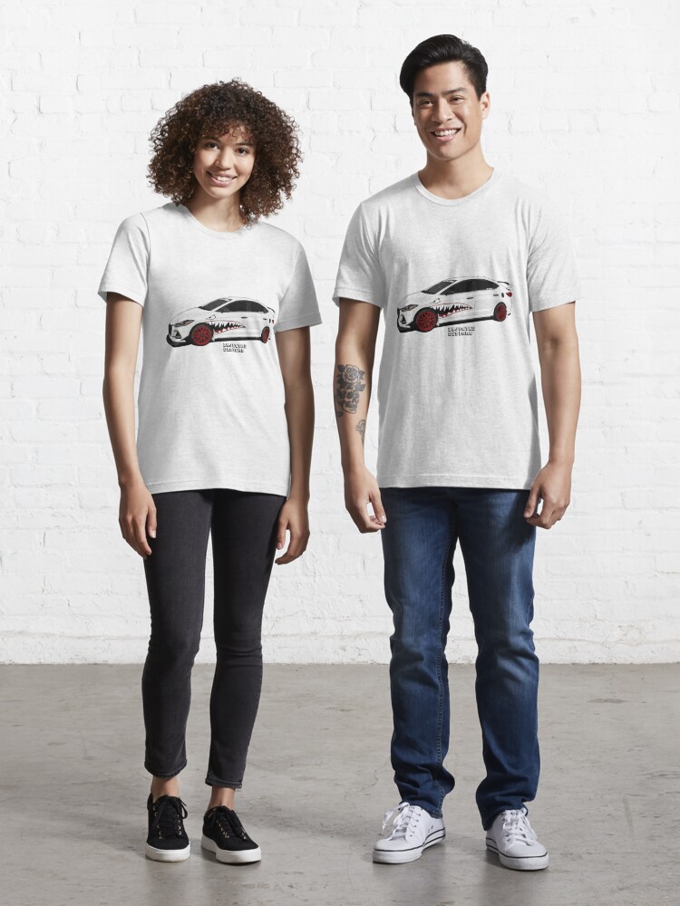White Hyundai Elantra With Shark Mouth | Essential T-Shirt