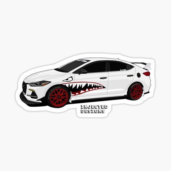 2X Multiple Color Elantra Sonata Azera Genesis Car Racing Decal Sticker