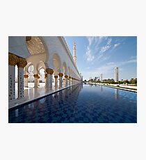 Sheikh Zayed Grand Mosque Photographic Print