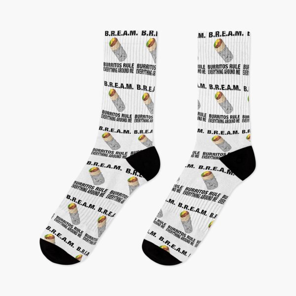 Item preview, B.R.E.A.M. Burritos Rule Everything Around Me Hilarious Design designed and sold by MusicAndPower.