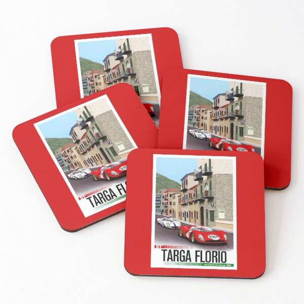 Item preview, TARGA FLORIO; Vintage Grand Prix Auto Print designed and sold by posterbobs.