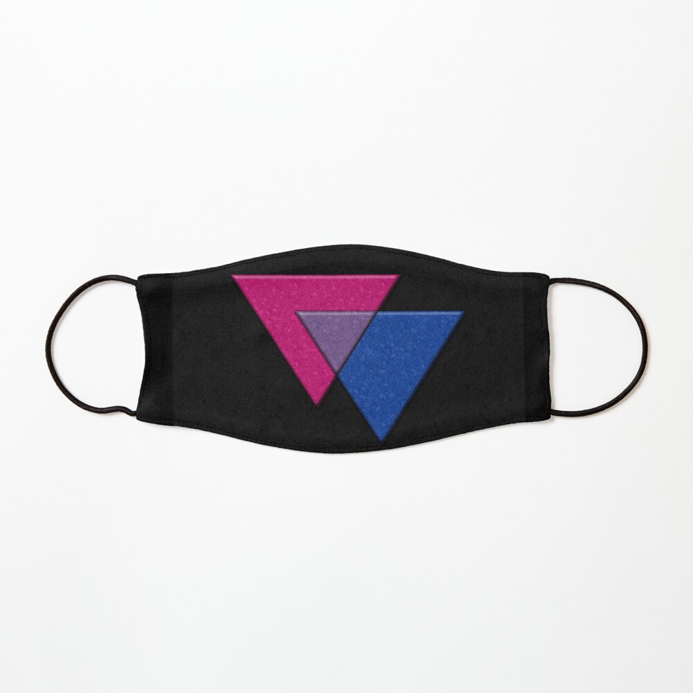 Bisexual Pride Triangles Mask