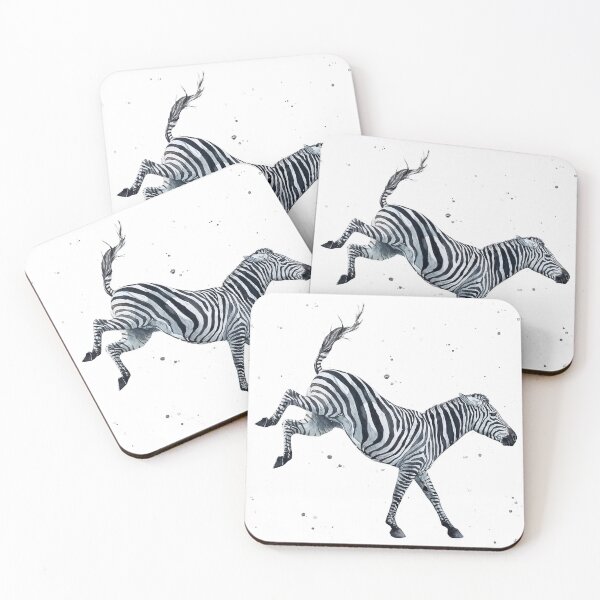 Item preview, Bucking Zebra Watercolor designed and sold by Nickif14.