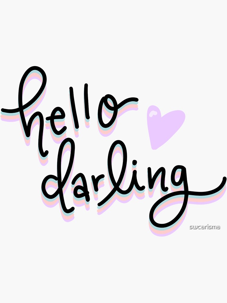 hello darling | Sticker