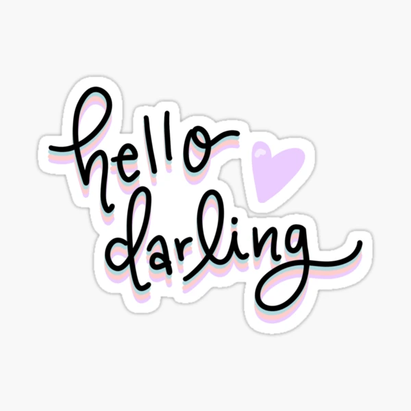 Hello Darling Sewing Machine Stickers – Polka Dot Chair Patterns