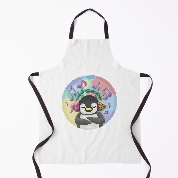 Item preview, Pixelated Little Cute Pinguin Listening to Music designed and sold by HopeDetour.