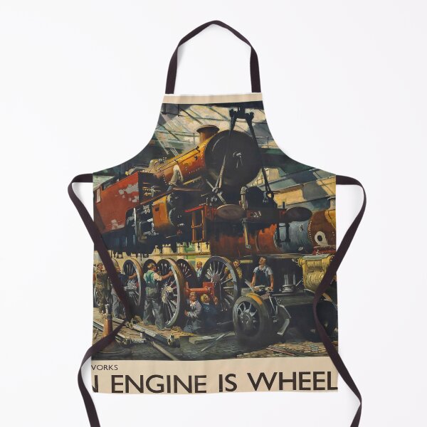 Artikelvorschau, An Engine is wheeled vintage travel poster entworfen und verkauft von stickart-marek.