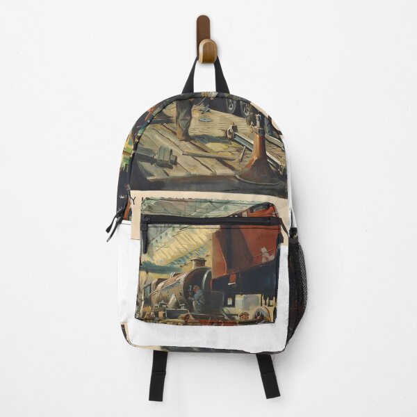 Item preview, An Engine is wheeled vintage travel poster designed and sold by stickart-marek.