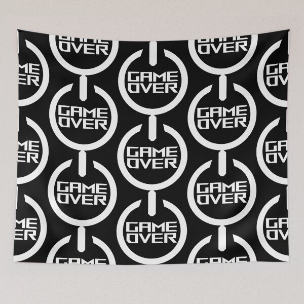 Item preview, Game Over White designed and sold by Amanda Bott.