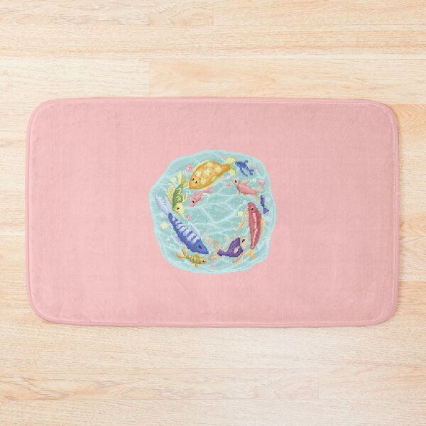 Item preview, Pixelated Fishes Playing,Running on Circle designed and sold by HopeDetour.
