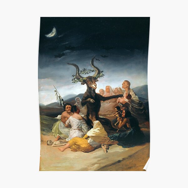 Witches' Sabbath (Goya, 1798) Poster