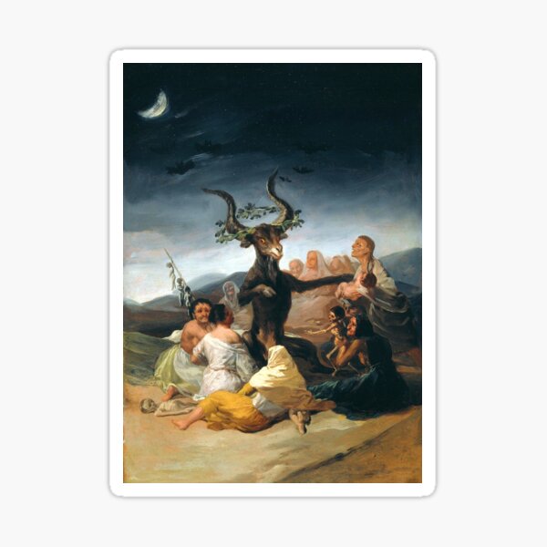 Item preview, Witches' Sabbath (Goya, 1798) designed and sold by CleaViolet.