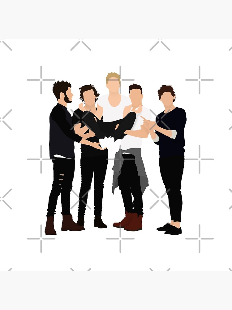 1D Group Photo Cotton Pillow