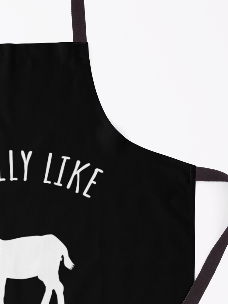 Alternate view of I Really Like Goats - Funny goat gift Apron