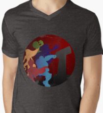 Titanen T-Shirt mit V-Ausschnitt für Männer