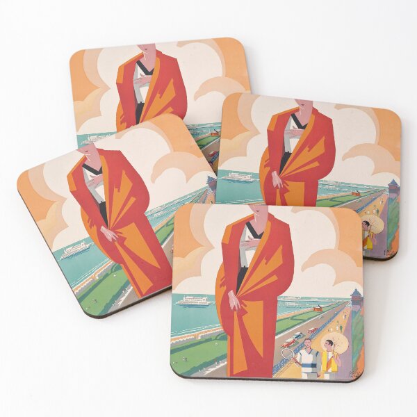 Item preview, Brighton Balneaire Anglaise vintage travel poster designed and sold by stickart-marek.