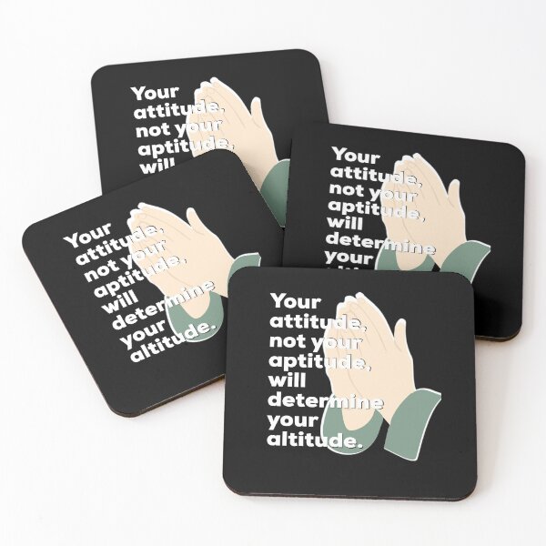 Item preview, Your attitude not your aptitude will determine your altitude - Motive Quote designed and sold by Sutra-Lotus-Co.