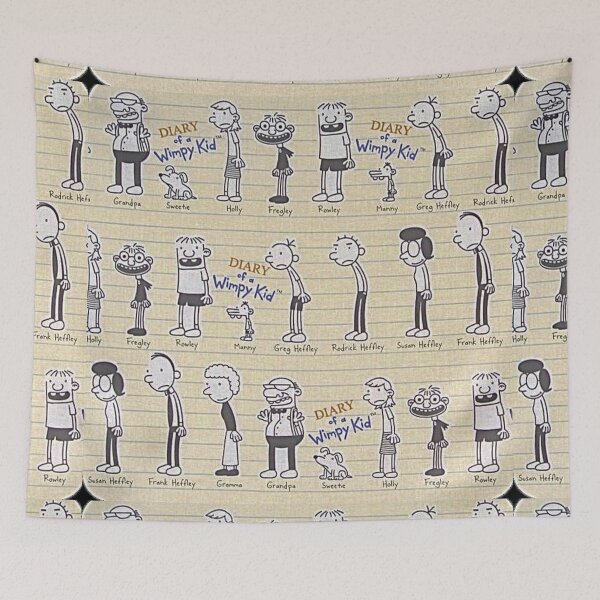 Item preview, Diary of a wimpy kid (cast) designed and sold by Kylie’s Kanvas.