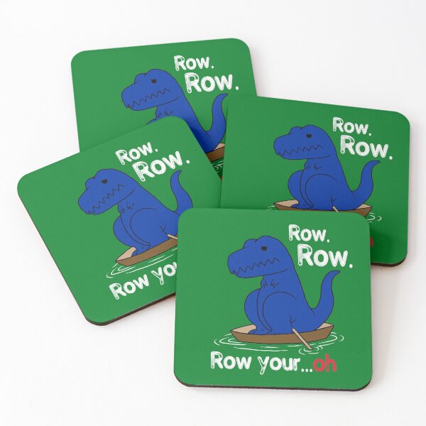 Item preview, T Rex Row Row Your Boat Shirt Row Row Your... Oh designed and sold by Bolerovo.