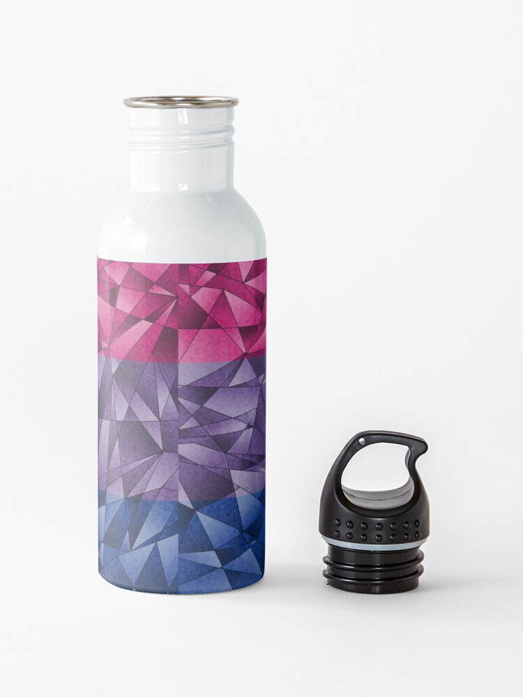 Alternate view of Abstract Bisexual Flag Water Bottle