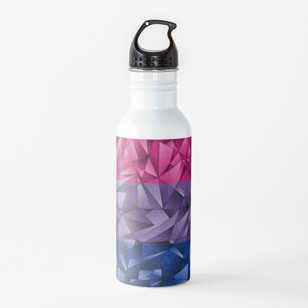 Abstract Bisexual Flag Water Bottle