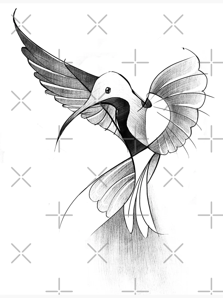 Thumbnail 3 of 3, Poster, Hummingbird magic touch designed and sold by RafaelLima7.