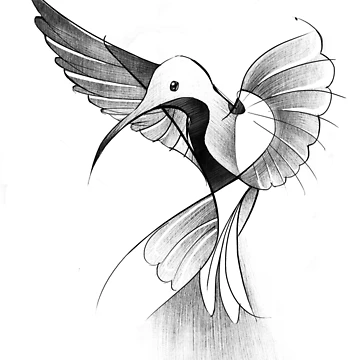 Artwork thumbnail, Hummingbird magic touch by RafaelLima7