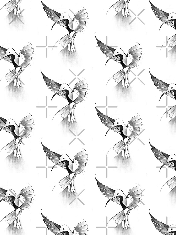 Thumbnail 3 of 3, Scarf, Hummingbird magic touch designed and sold by RafaelLima7.