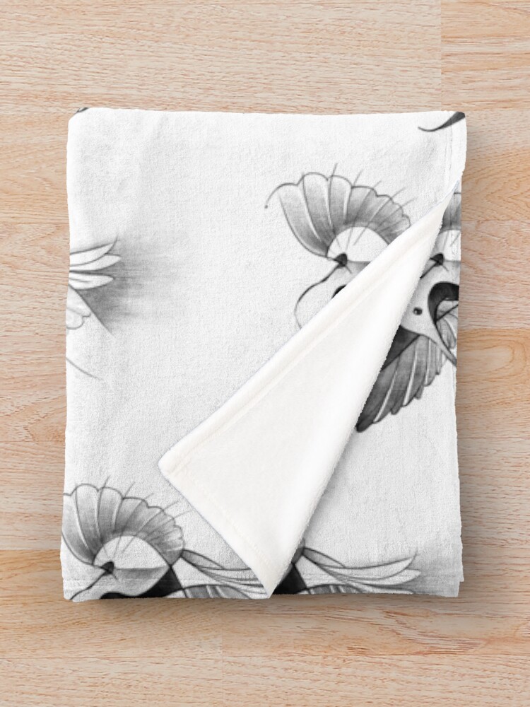Thumbnail 3 of 6, Throw Blanket, Hummingbird magic touch designed and sold by RafaelLima7.