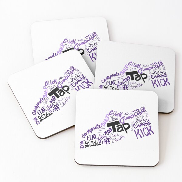 Item preview, Dance Shoe Filled with Tap Terms Shades of Purple designed and sold by Tara Barnaba.
