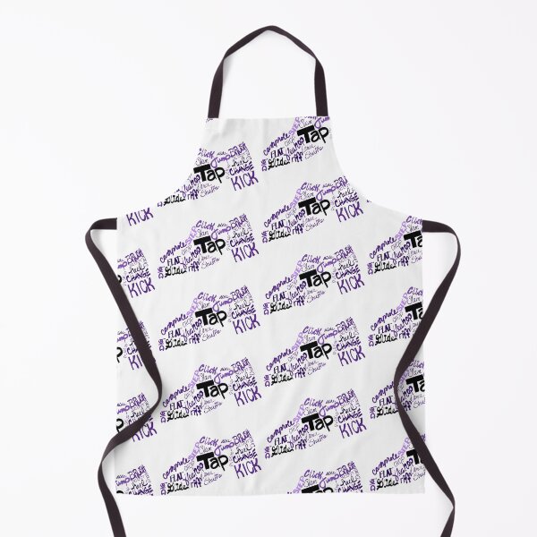 Item preview, Dance Shoe Filled with Tap Terms Shades of Purple designed and sold by Tara Barnaba.