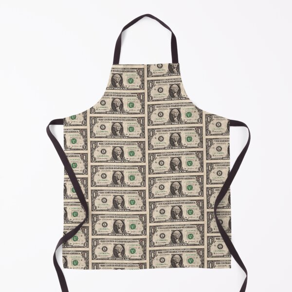 One Dollar Note Money Cash Apron