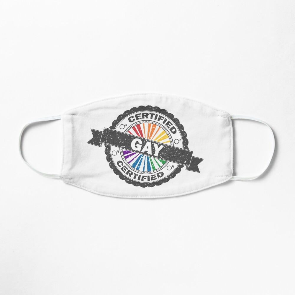 Certified Gay Pride Stamp Mask