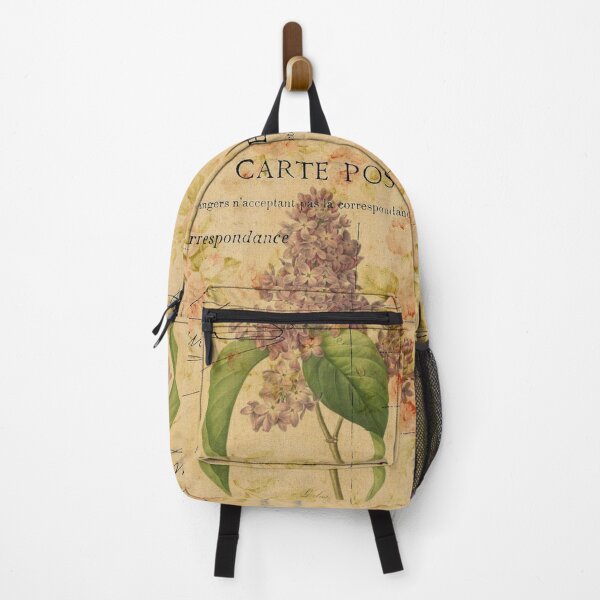 Item preview, cottagecore purple lilac vintage floral paris botanical art designed and sold by LEILA ART SPACE.
