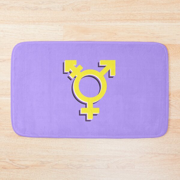 Item preview, Non-Binary Pride Flag Colored Trans Symbol designed and sold by Kole's Designs.