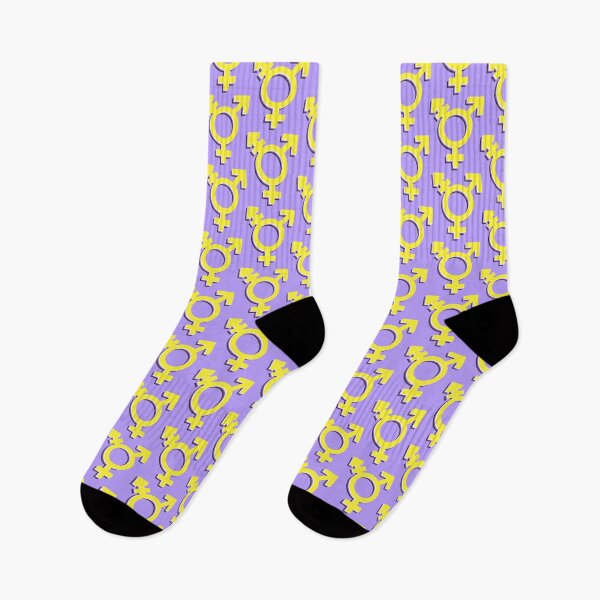 Item preview, Non-Binary Pride Flag Colored Trans Symbol designed and sold by Kole's Designs.