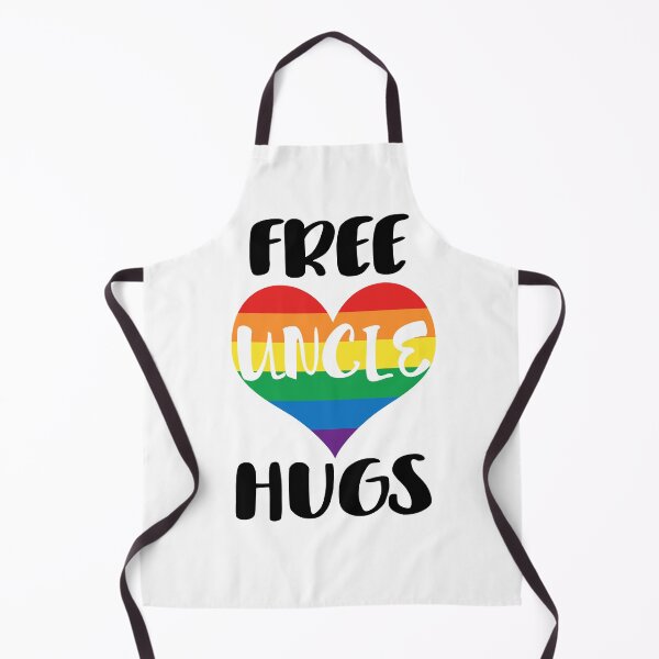 Item preview, Free Uncle Hugs - Black Text designed and sold by Pink Pineapple Works.
