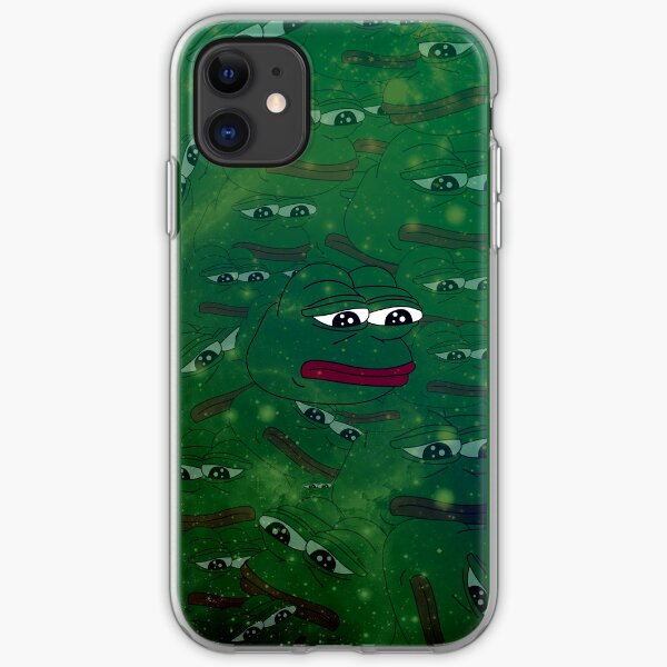 Galaxy Rare Pepe iPhone Soft Case